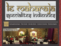 Le Maharaja website screenshot