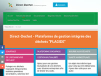 Direct-Dechet website screenshot