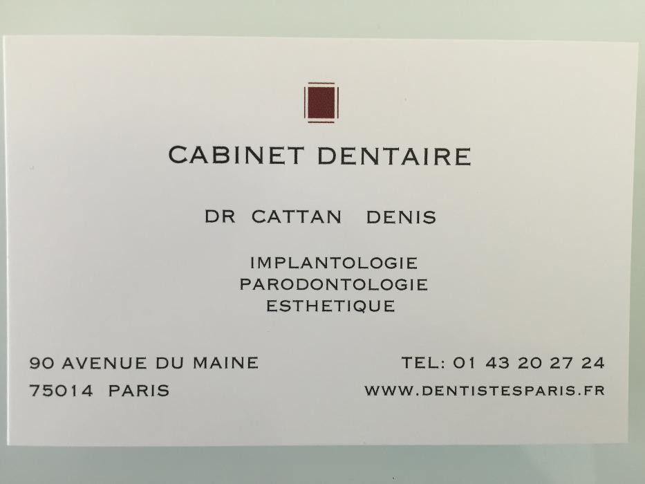 DOCTEUR CATTAN DENIS CHIRURGIEN DENTISTE Logo