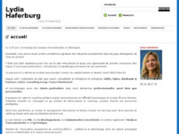 Lydia HAFERBURG Coaching & Formation website screenshot
