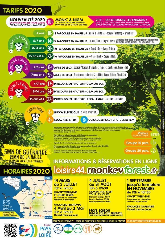 Images Monkey Forest Parc de Loisirs Aventures Accrobranche 44