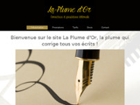 Screenshot for http://www.laplume-dor.fr