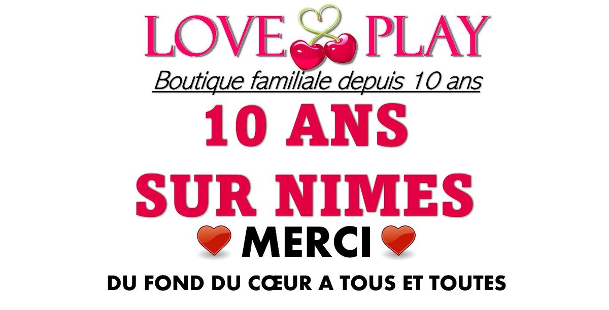 Images LOVE PLAY sex shop boutique érotique Ales Nimes