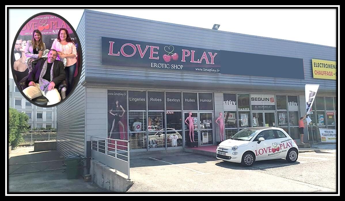 Images LOVE PLAY sex shop boutique érotique Ales Nimes