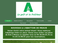 ABATTOIR DE MEAUX website screenshot