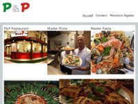 Restaurant P&P website screenshot