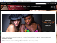NUN Lingeries website screenshot