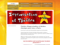 Edithea - Improvisation Théâtrale website screenshot