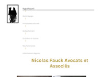 Screenshot for http://www.avocat-fauck.com