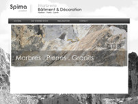 Spima Société Promotion Importation Marbres website screenshot