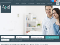 Axel Immobilier website screenshot