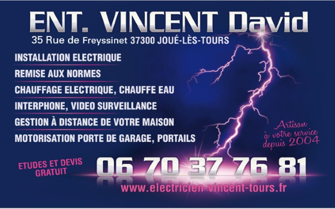 Vincent David Logo
