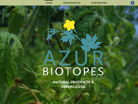 Screenshot for http://azurbiotopes.com/