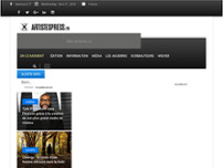 Artistes Press website screenshot