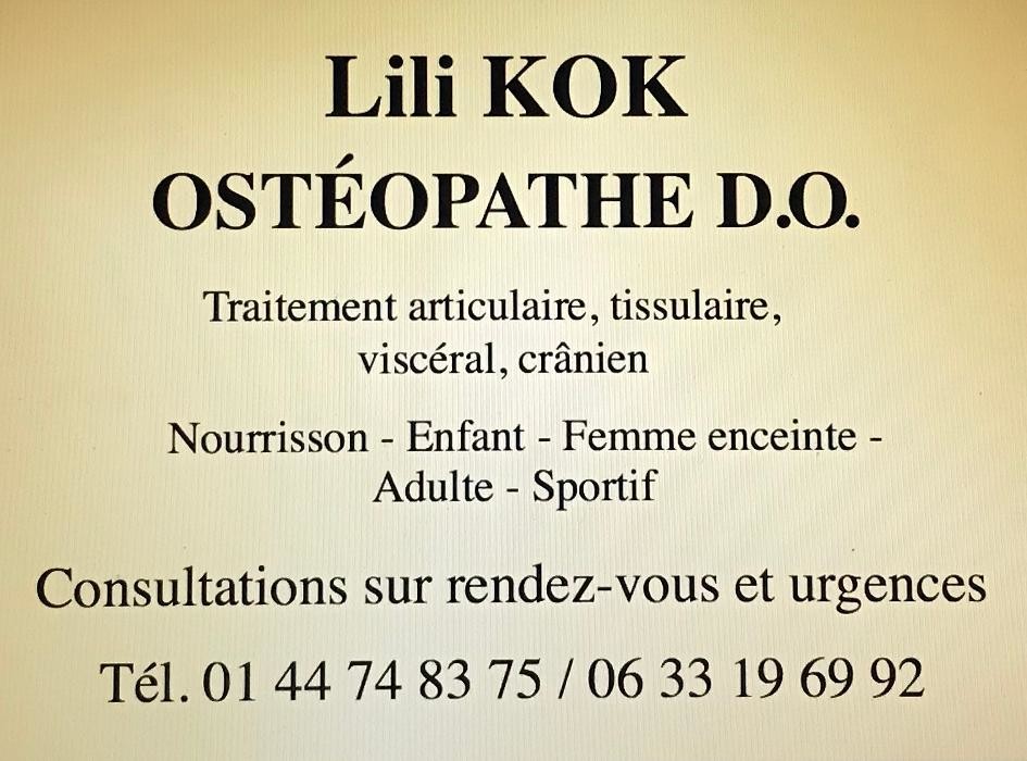 Lili Kok - Ostéopathe D.O. Logo