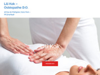 Lili Kok - Ostéopathe D.O. website screenshot