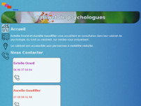 Cabinet de psychologues website screenshot