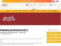 Website Screenshot Nicolas Franklin Roosevelt
