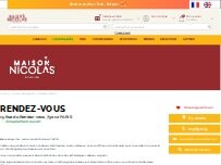 Website Screenshot Nicolas Rendez-vous