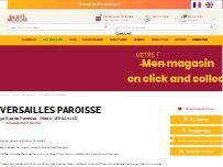 Website Screenshot Nicolas Versailles Paroisse