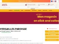 Website Screenshot Nicolas Versailles Paroisse