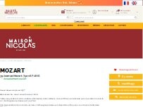 Website Screenshot Nicolas Mozart