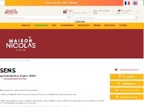 Website Screenshot Nicolas Sens