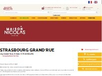 Website Screenshot Nicolas Strasbourg Grand'rue