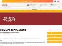 Website Screenshot Nicolas Cannes Meynadier