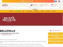 Website Screenshot Nicolas Belleville