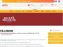 Website Screenshot Nicolas Villebon