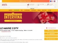 Website Screenshot Nicolas le Havre Coty
