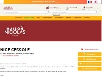 Website Screenshot Nicolas Nice Cessole