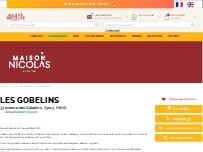 Website Screenshot Nicolas Les Gobelins