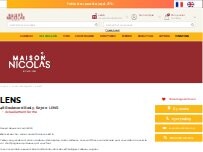 Website Screenshot Nicolas Lens
