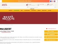 Website Screenshot Nicolas Maubert