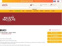 Website Screenshot Nicolas Buci