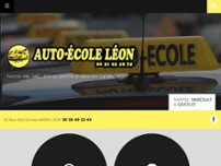 Screenshot for http://www.auto-ecoleleon.com