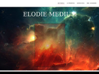 ELODIE MEDIUM website screenshot
