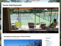 TENNIS CLUB PUYRICARD website screenshot