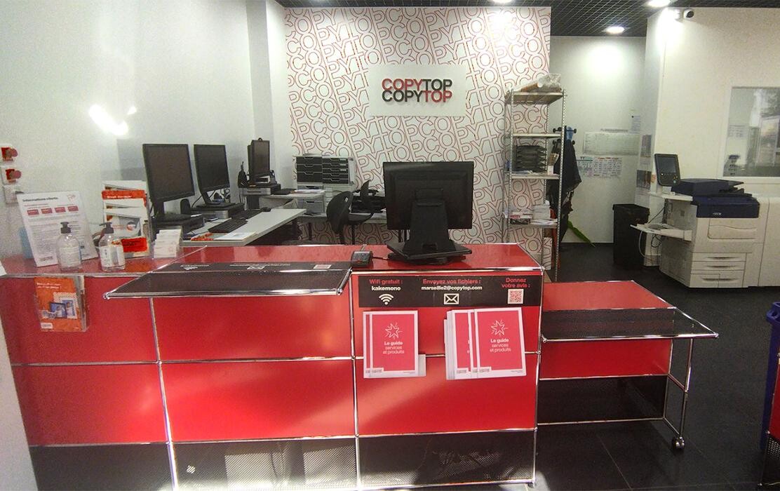 Images COPYTOP Marseille Joliette / Imprimerie Marseille 2ème