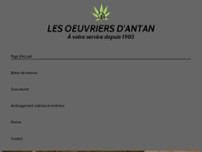 LES OEUVRIERS D'ANTAN website screenshot