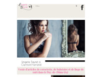 LINGERIE SAURET website screenshot