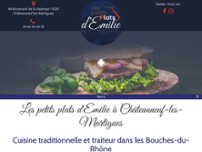 LES PETITS PLATS D EMILIE website screenshot