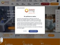 Website Screenshot Harmonie Mutuelle