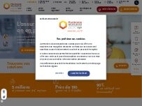 Website Screenshot Harmonie Mutuelle