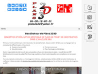 PLANS 2D 3D - Dessinateur Emmanuel Domeyne website screenshot