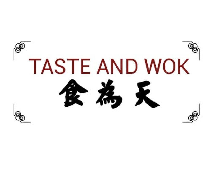 TASTE AND WOK Logo
