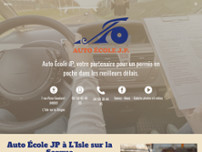 AUTO ECOLE JP website screenshot