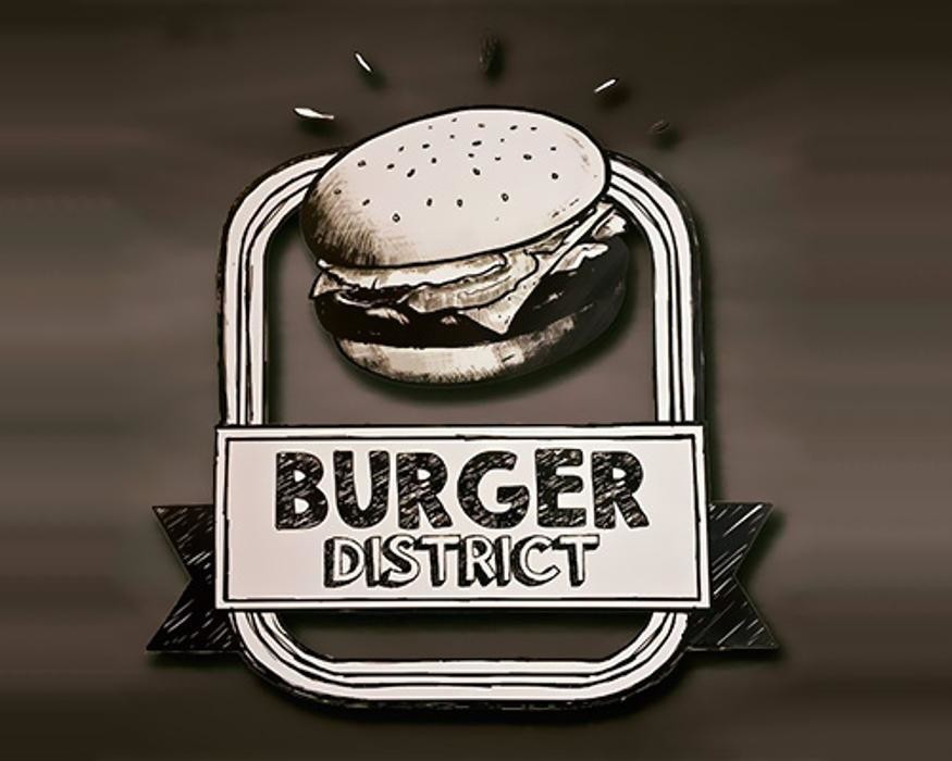 BURGER DISTRICT Logo